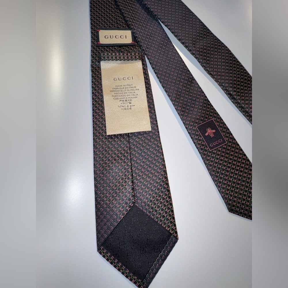 Gucci Silk Necktie Jacquard GG Monogram - Picture 6 of 10